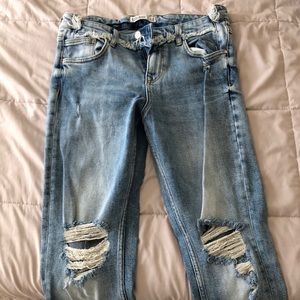 Zara ripped jeans